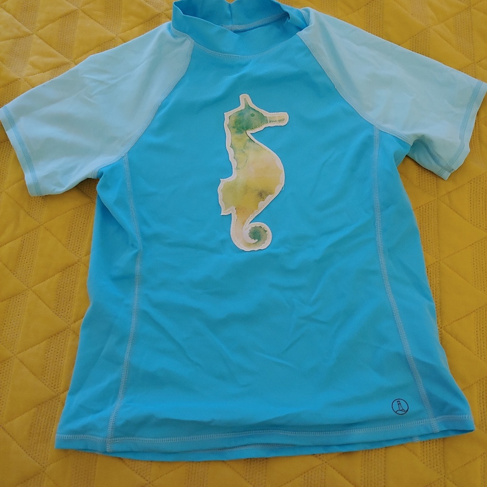 Lands End Girls Rash Guard
